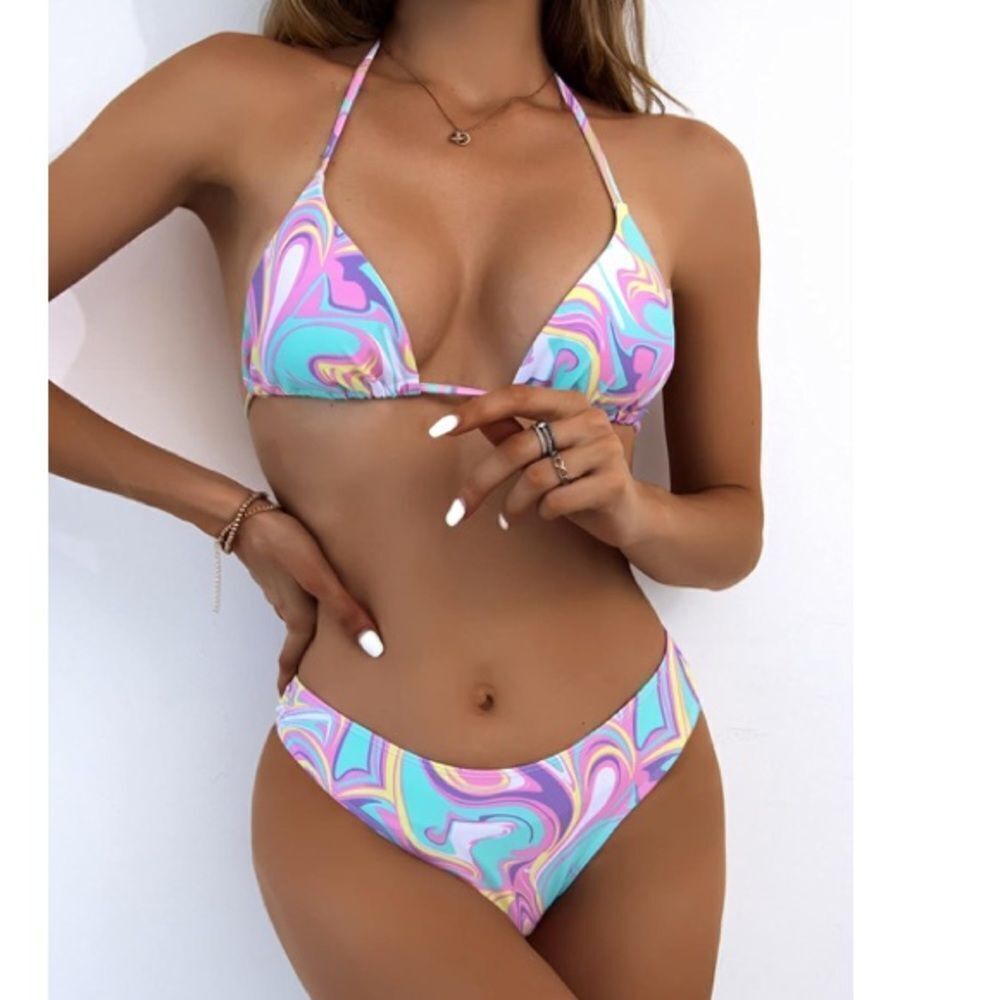 New Soly Hux 3Pc Bikini Set Bikini & coverup sz Small